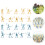 100 Pièces Pirate Mini Figurine Soldats Statues Scène 4