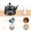Home Retro Black Enamel Storage Container For Coffee Oil Tea 10