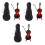 3 Set Mini Violino Elegante Decorazione Per Foto 4