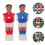8 Figure Per Tavolo Calcio Balilla Statua 6