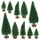 10St Mini Landschapsbomen Plastic Voor Diorama Decor 7