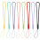 8 Pezzi Antiperdita In Silicone Con Gancio Per Smartphone 5