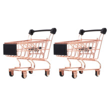 4St Lekvagn Mini Shopping Rosa Guld