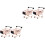 4St Lekvagn Mini Shopping Rosa Guld 4