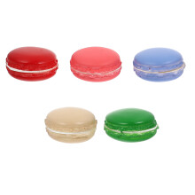5 Delar Konstgjord Simulerad Macaronkaka, Modell För Lekekakor