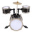 De Bateria Miniatura Para Casa De Bonecas, Acessório Musical 3
