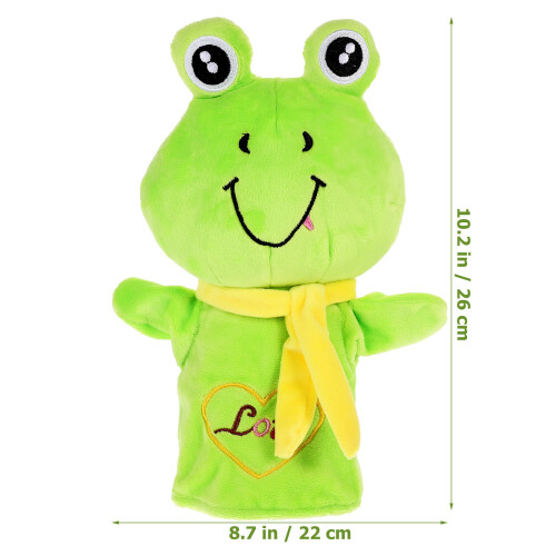 Plush Groda Handsdocka Lekfull Djurdocka För Barn 1