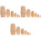 3 Sets Blank Doll Set Diy Painting Base 3