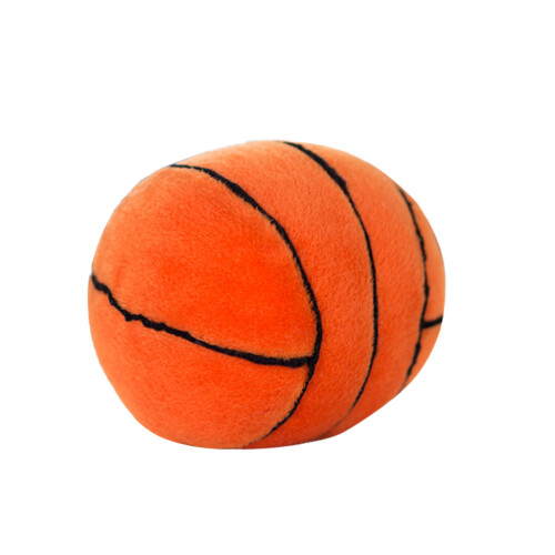 Plush Röststyrd Handtag Basketboll Rattle För (Orange)