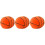 Plush Röststyrd Handtag Basketboll Rattle För (Orange) 4