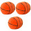 Plush Röststyrd Handtag Basketboll Rattle För (Orange) 3