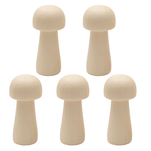 5Pcs Små Svamp Dekorationer För Diy Målning 1
