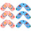 6 Par Miniatyr Strandflip-Flops Hawaiianskt Tema 4