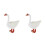 2St Detaljerad Gås Bord Inomhus Home Decor 11