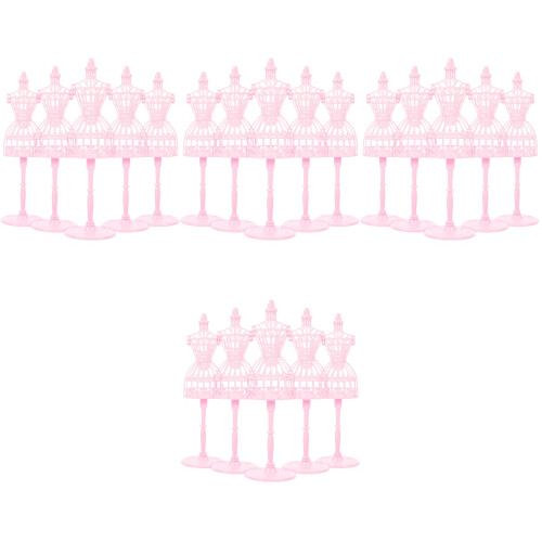 20St Rosa Plast Mini Dockklädessupport Mannequin Robust Och 2
