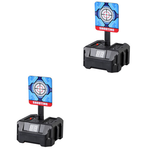 2Pcs Alvo Eletrônico De Tiro Com Pontuação E Reposição Automática 2