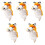 5Pcs Historiefigur Älskvärd Handsdocka Plush Barn Tillbehör 5