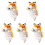 5Pcs Historiefigur Älskvärd Handsdocka Plush Barn Tillbehör 4