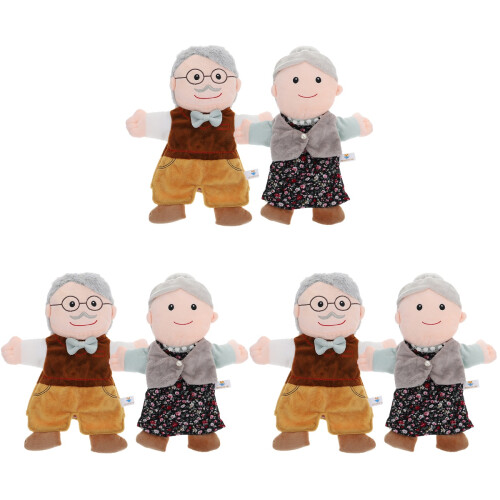 6 Stycken Berättartid Figurdocka Barn Handsdocka Utbildande 1