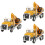 3Pcs Carro Construção Brinquedo Caminhão Veículo 6