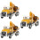 3Pcs Carro Construção Brinquedo Caminhão Veículo 7