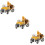 3Pcs Carro Construção Brinquedo Caminhão Veículo 9