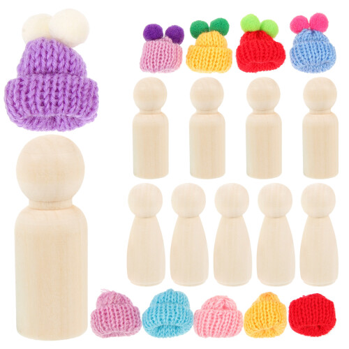 Conjunto De Pessoas De De Pino Com Chapéus