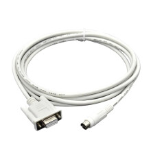 PLC Programming Cable PCDVP Download Cable Serial RS232 Interface Data Wire White 10m