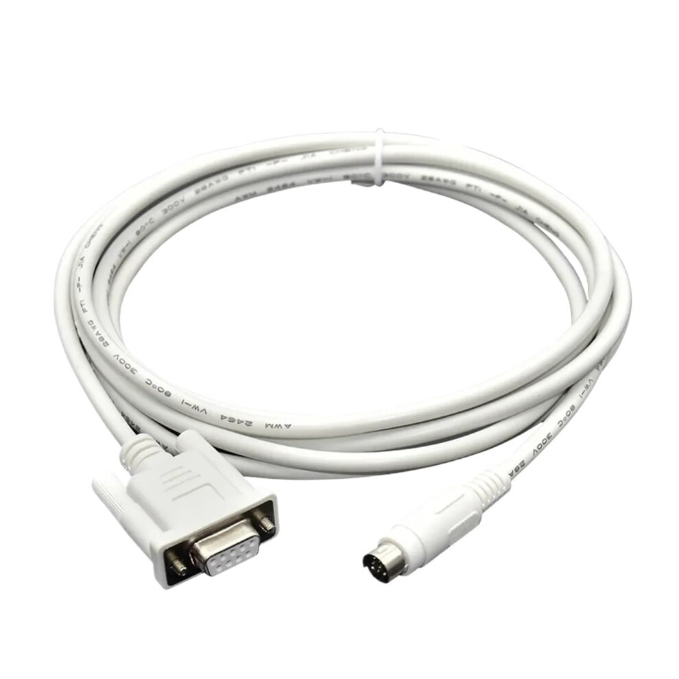 Plc Programming Cable Pcdvp Download Cable Serial Rs232 Interface Data Wire 10M White 9323874267289