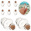 10Pcs Önskeflaskor Mini Glasflaskor Lilla Miniatyrflaskor 7