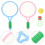 1 Set Barns Badmintonracket Träning Ute Fritid 4