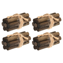 4Pcs Mini Decorativa Para Chimenea Casa De Muñecas