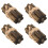 4Pcs Mini Decorativa Para Chimenea Casa De Muñecas 10