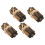 4Pcs Mini Decorativa Para Chimenea Casa De Muñecas 5
