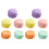 10 Unidades De Macaron Artificial Coloridos Para Decoração 10