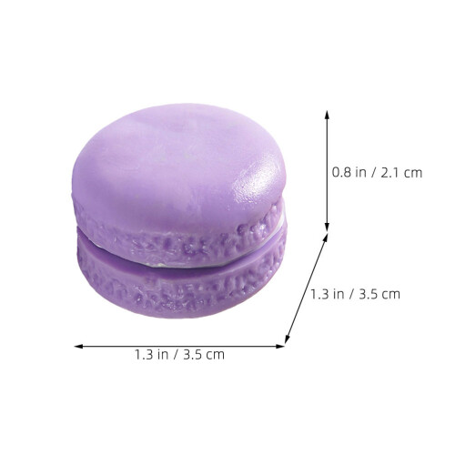 10 Unidades De Macaron Artificial Coloridos Para Decoração 1