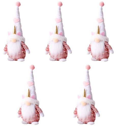 5St Långmössa Tomte Dockor Dvärgdockor Festlig 2