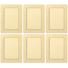 24 Pcs Kids Diy Photo Frame Mold Clay Craft Decor Toy