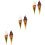 6 Pcs Glasiskremshållare Simulerad För Dessertdisplay 7