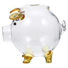 Piggy Bank De Borossilicato Frasco Porquinho