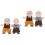 4 Stycken Berättartid Figur Barn Handsdocka Diy Leksak 4