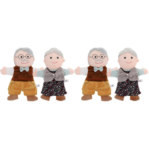 4 Stycken Berättartid Figur Barn Handsdocka Diy Leksak 1