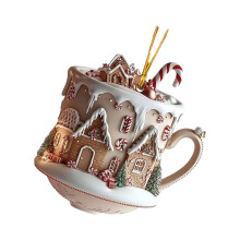 Cottage Warm Little Coffee Cup Acrylic Wall Hanger Decoration-B