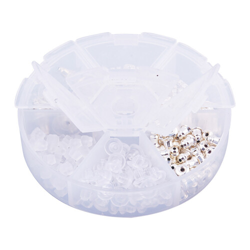 1Set Oorbellen Accessoires Oorstekers Set Transparant DIY 1