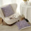 Decorative Bowknot Pillow Protectors Soft Polyester-White 5