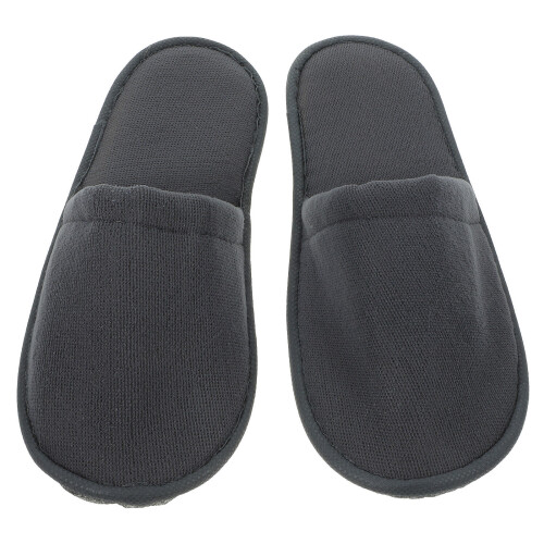 One Time Use Slippers 6pairs Dark Grey Flat For Airline