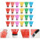 36St Kinder Badminton Shuttlecocks Van Plastic Kleurrijk En 6