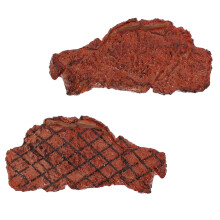 2Stk Fake Steak Für Fotografie Und Kinder Rollenspiel