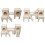 Wood Hamster Huts Hideouts Small Animal Activity Toy Hamster-C 4