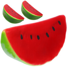 3St Nette Foam Watermeloen Schijven Lifelike Model Voor Foto Props